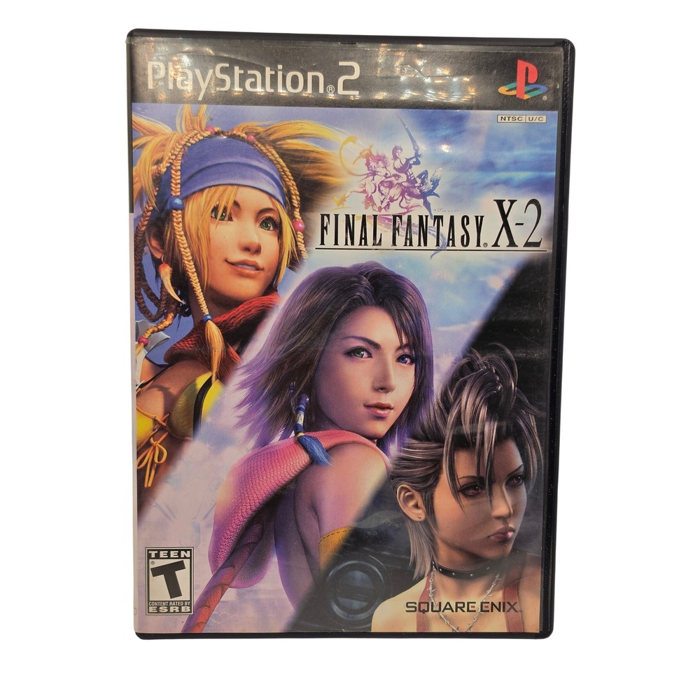 Final Fantasy X-2 PS2 PlayStation 2 Game Square Enix NTSC CIB Black Label